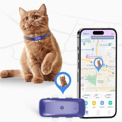 SEEWORLD P1 - Rastreador GPS para perros y gatos