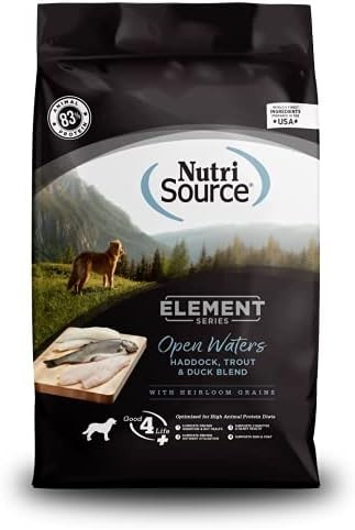 Nutrisource Element Mezcla de trucha y pato eglefino de aguas abiertas