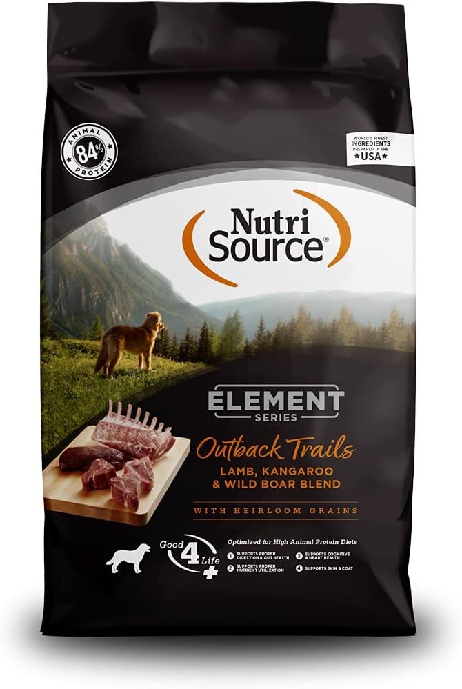 Nutrisource element mezcla de cordero, canguro y jabalí