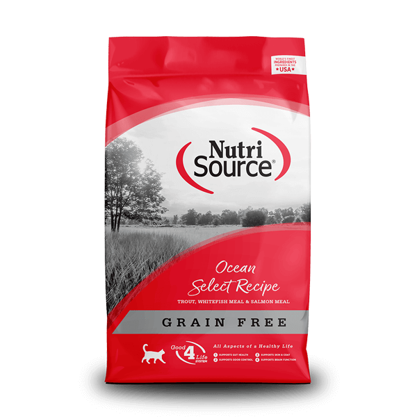 Nutrisource Cat Trucha, Pescado Blanco y Salmón 12lb