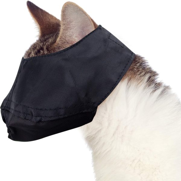 Downtown Pet Supply - Bozal para gatos - Bozal suave
