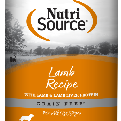 Lata Nutrisource Cordero Libre De Granos 368gr