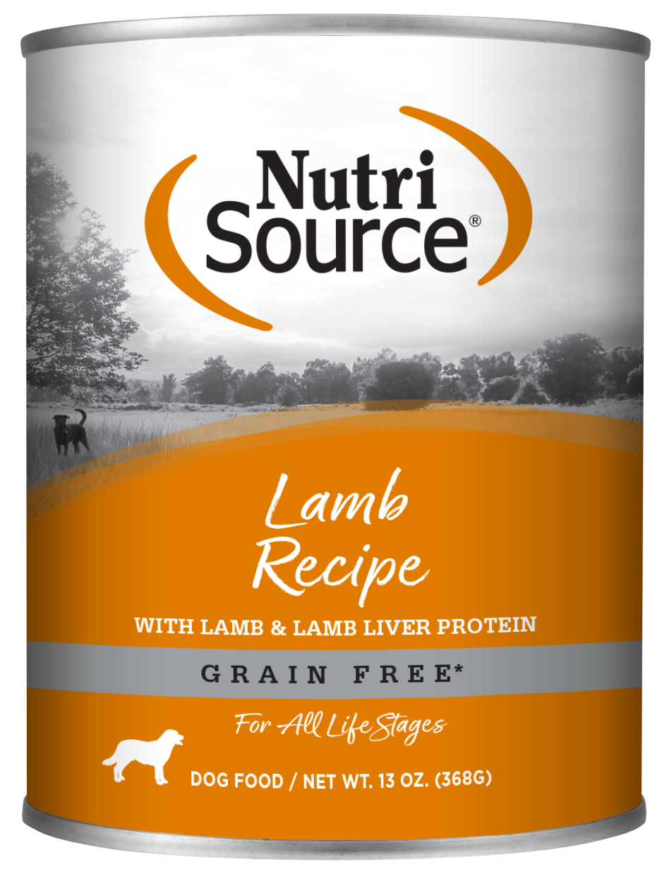 Lata Nutrisource Cordero Libre De Granos 368gr