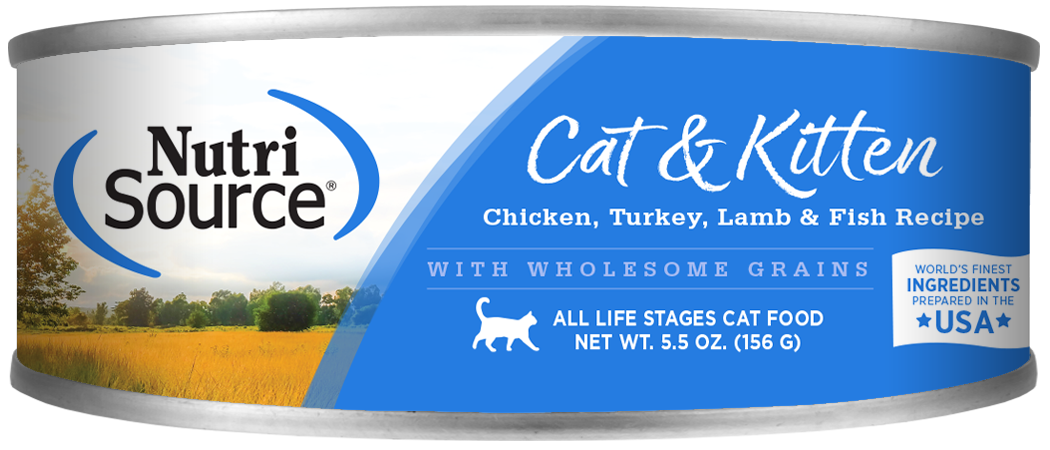 NutriSource Lata Cat CHICKEN, TURKEY, LAMB & FISH