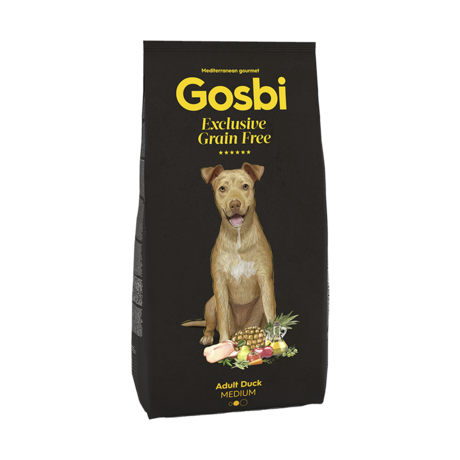Gosbi Exclusive Grain Free Adult Duck Medium 500g