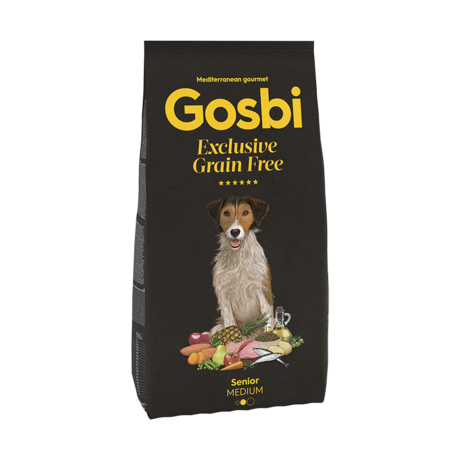 Gosbi Exclusive Grain Free Senior Medium 3kg