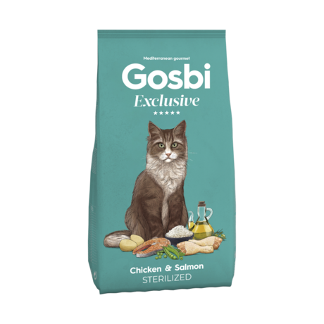 Gosbi Exclusive Cat Chicken & Salmon Sterilized 400g