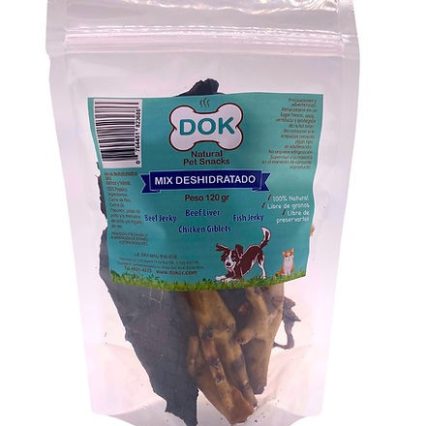 Dok appetit snacks tiras de pescado deshidratado