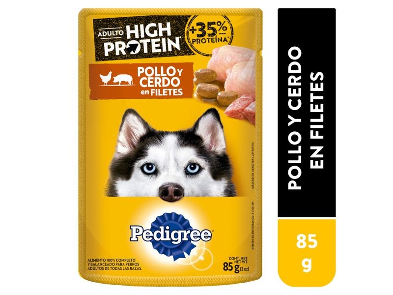 Pedigree High Protein Sabor Pollo Y Cerdo - 85g