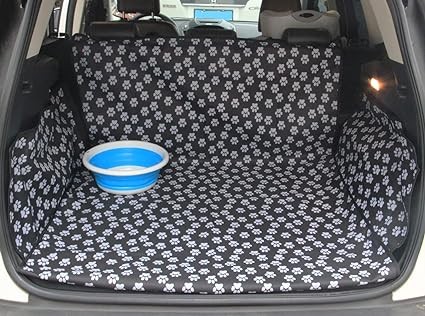 Tronco Cargo cama funda impermeable para maletero para perros gatos, L, Negro