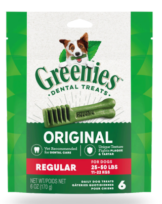 Greenies Dogs - Golosinas Dentales Sabor Original (6 OZ)
