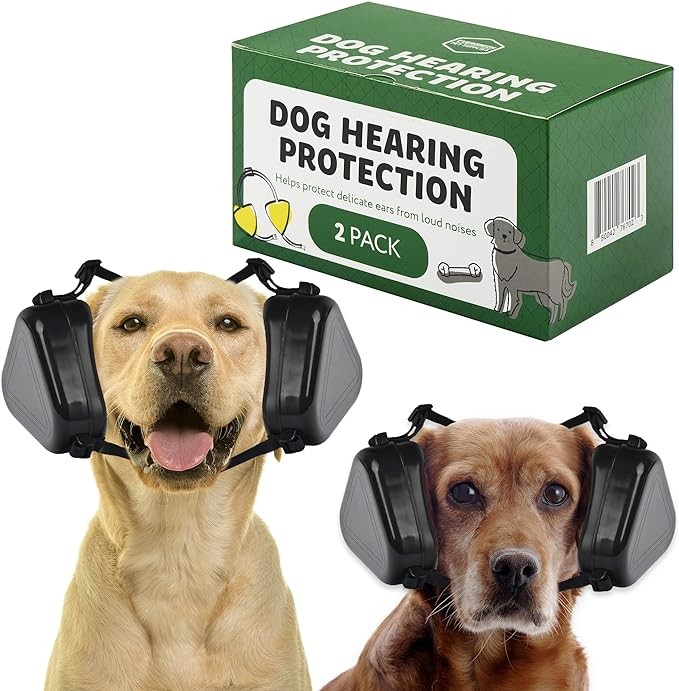 Evergreen Pet Supplies Paquete de 2 orejeras para perros mediano