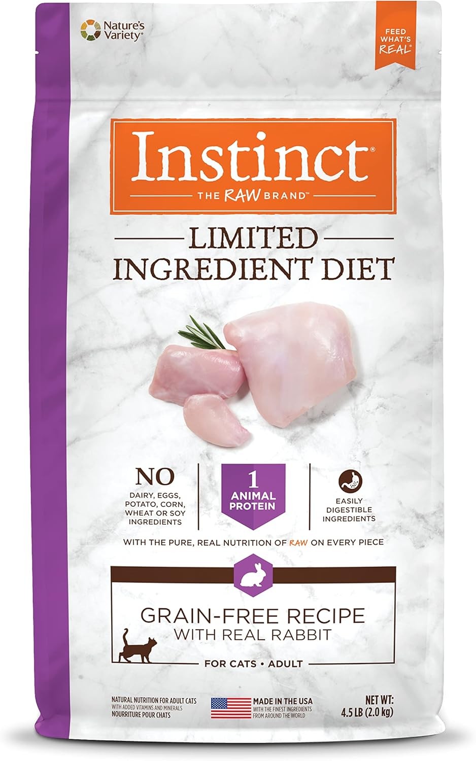 Comida seca natural para gatos 2kg