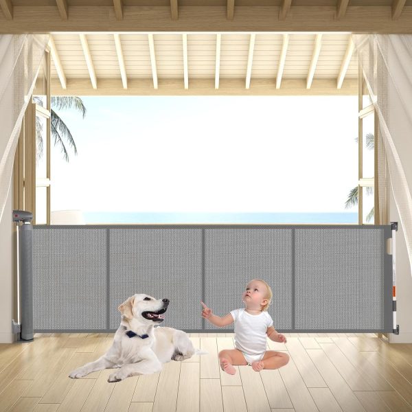 Puertas retráctiles para bebés extra anchas