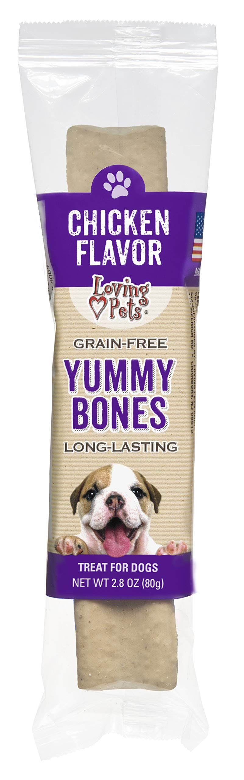 Dog Yummy Bone Chicken 80g Loving Pets