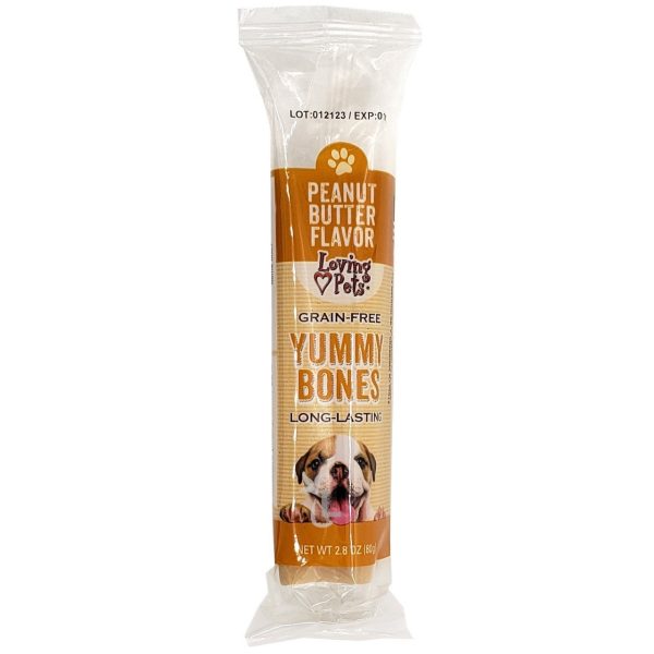 Dog Yummy Bone Peanut 80g Loving Pets