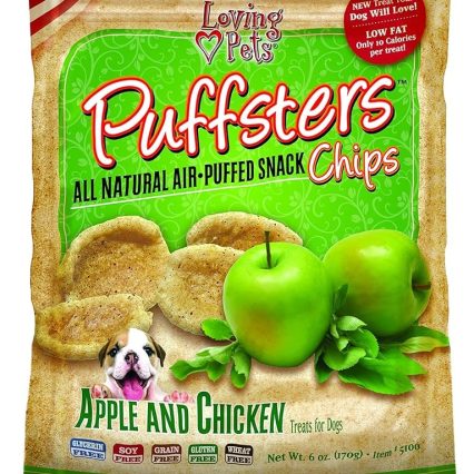Dog Puffsters Apple and Chicken Loving Pets