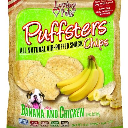 Dog Puffsters Banana and Chicken Loving Pets