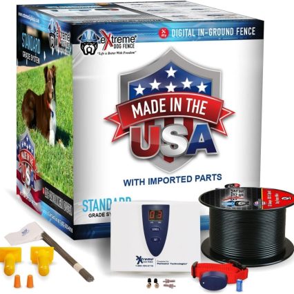 Extreme Dog Fence Alambre para valla de perro de grado industrial, 1500 pies
