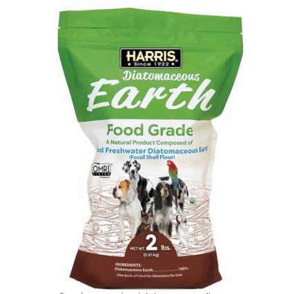 Harris Tierra de diatomeas de grado alimenticio para mascotas, para gatos, perros, caballos y mascotas, 2 libras