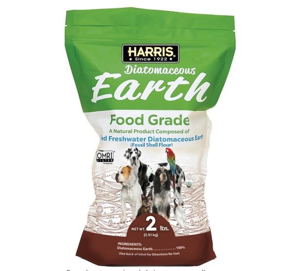 Harris Tierra de diatomeas de grado alimenticio para mascotas, para gatos, perros, caballos y mascotas, 2 libras