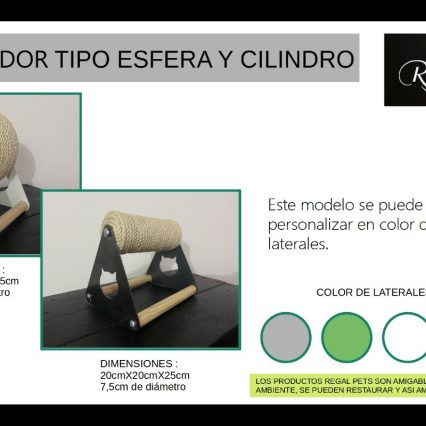 RASCADOR TIPO ESFERA Y CILINDRO