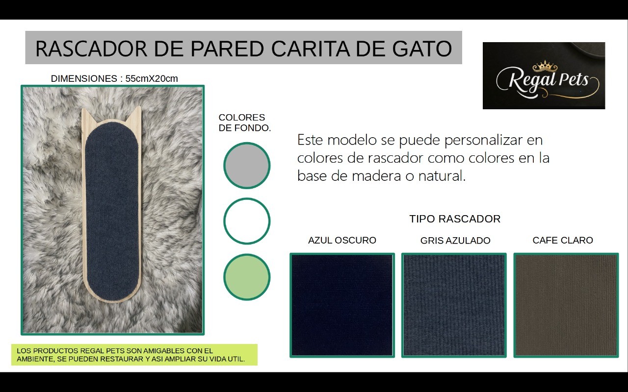 RASCADOR DE PARED CARITA DE GATO