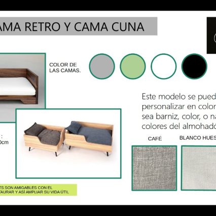 CAMA RETRO Y CAMA CUNA
