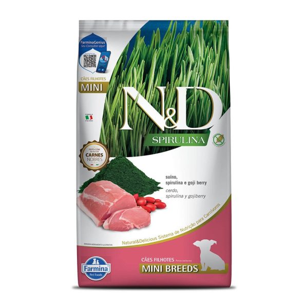 ND SPIRULINA CANINE SUÍNO PUPPY MINI 2KG