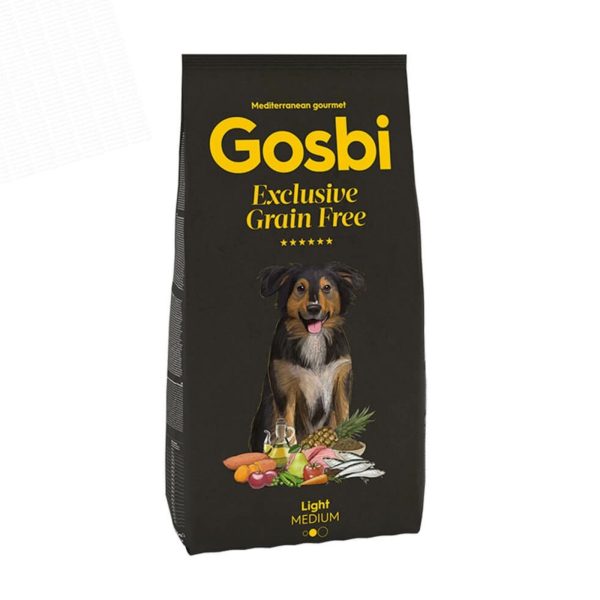 Gosbi Exclusive Grain Free Light Medium 3KG